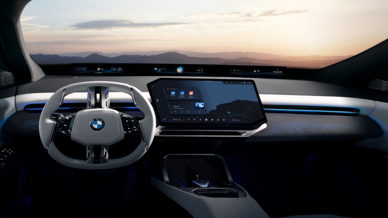 tableau de bord BMW alexaPLus