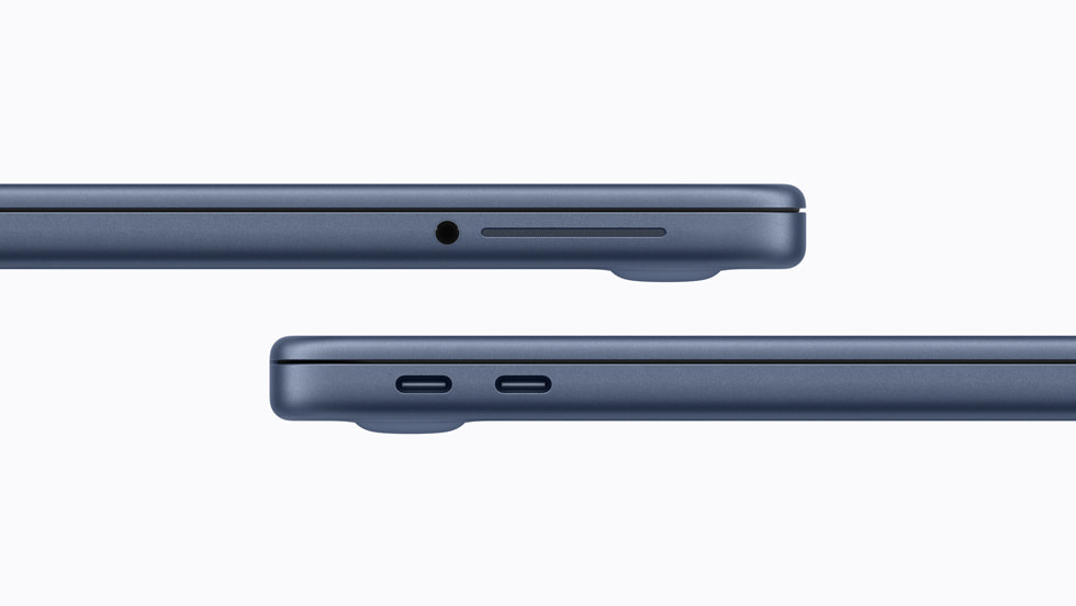 Le MacBook Neo est doté de deux ports USB-C et d'une prise casque pour l'audio filaire, ainsi que du Wi-Fi 6E et du Bluetooth 6.